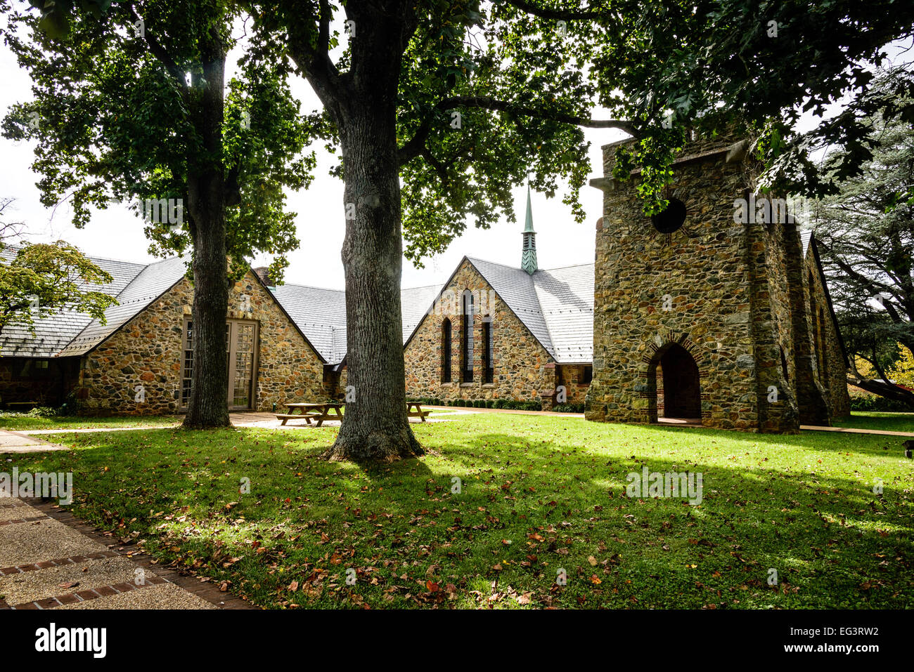 Grace Episcopal Church, Main Street, The Plains, Virginia Stock Photo