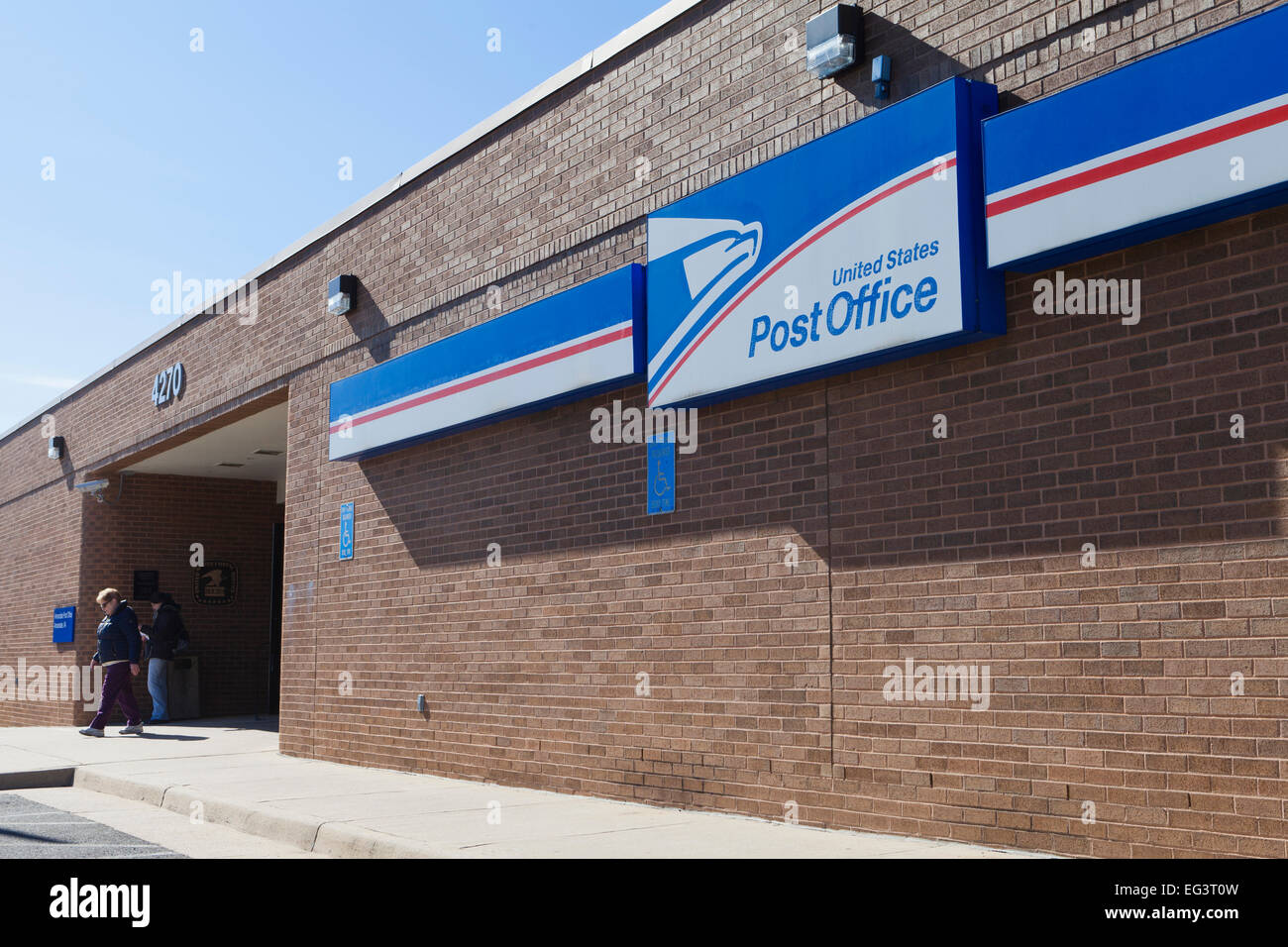 US Post Office building - Virginia, USA Stock Photo