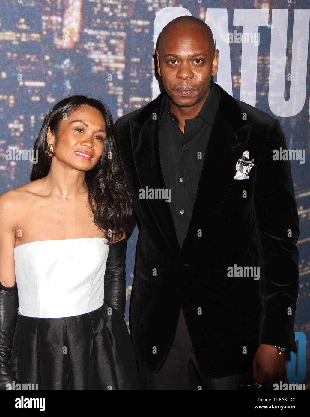 New York, New York, USA. 15th Feb, 2015. Actor DAVE CHAPPELLE and his ...