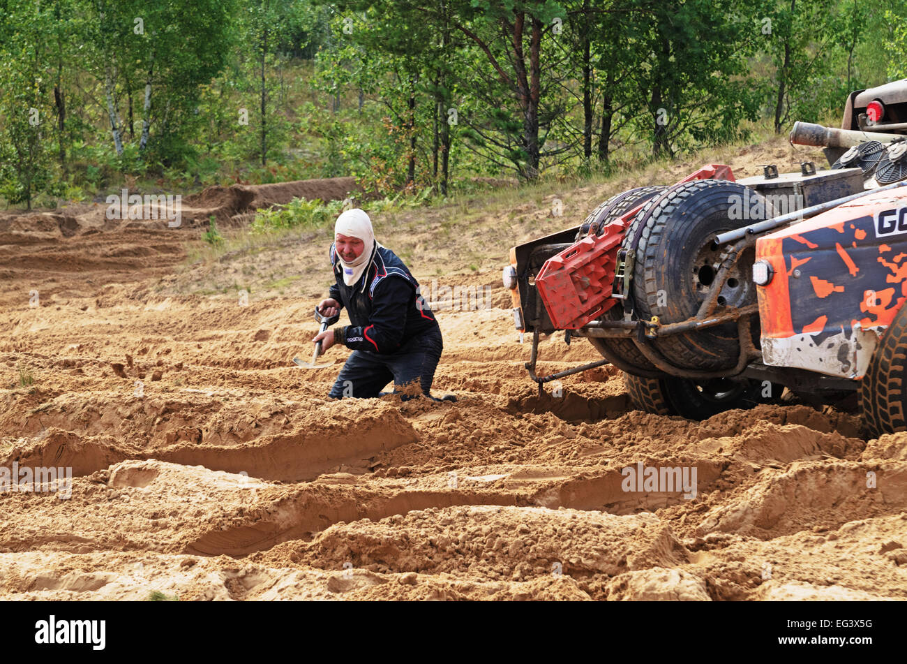 Baha Races Races on a rally-raid on sandy dunes. Rally-raid Baha
