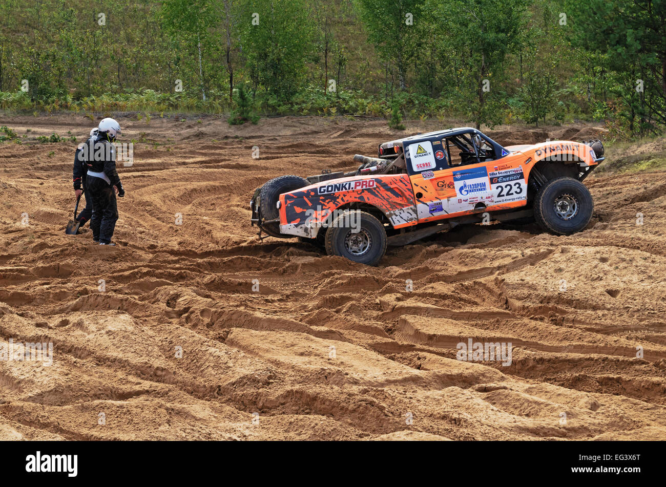 Baha Races Races on a rally-raid on sandy dunes. Rally-raid Baha