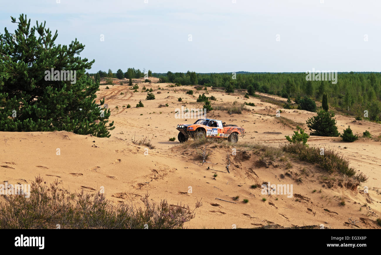 Baha Races Races on a rally-raid on sandy dunes. Rally-raid Baha