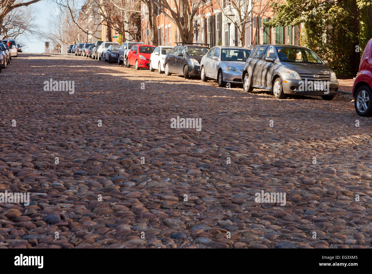 Cobblestone street road hires stock photography and images Alamy
