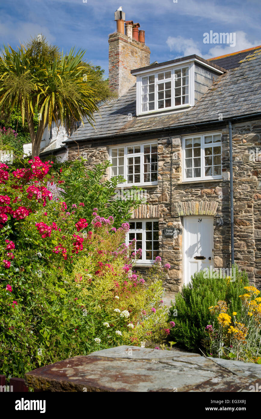 Poplar Cottage In Seaport Town Of Port Isaac Cornwall England