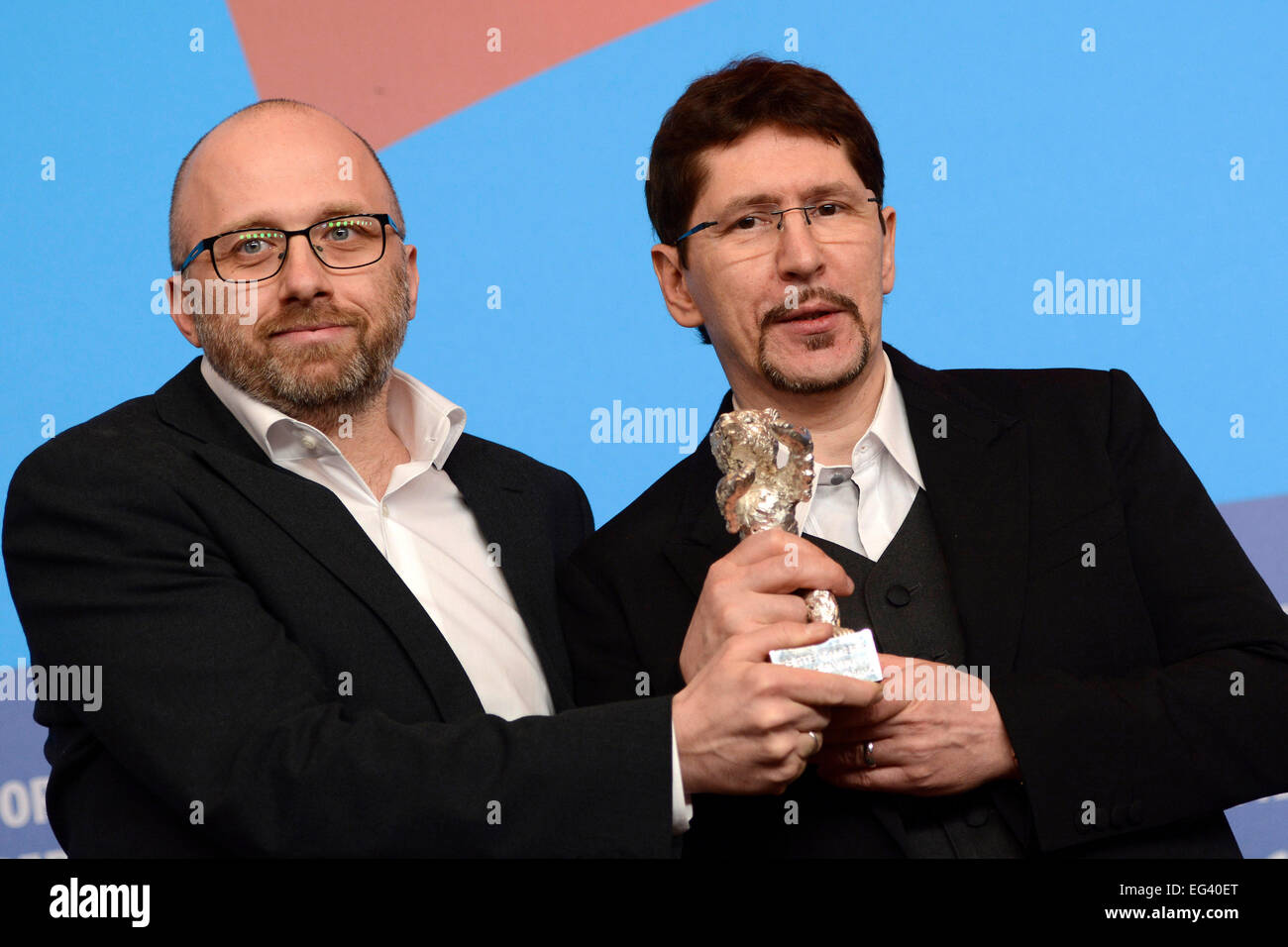 Producer Artem Vasiliev and Andrey Saveliev with the Silver Bear for ...