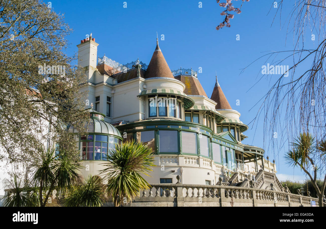 Russell-Cotes Art Gallery & Museum in Bournemouth, Dorset, England, UK Stock Photo