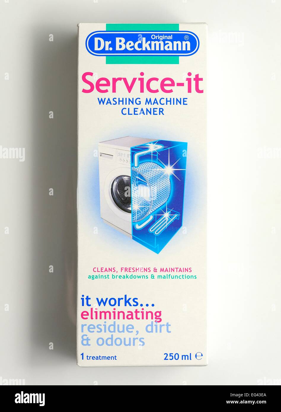 Dr Beckmann Service-it washing machine cleaner Stock Photo - Alamy