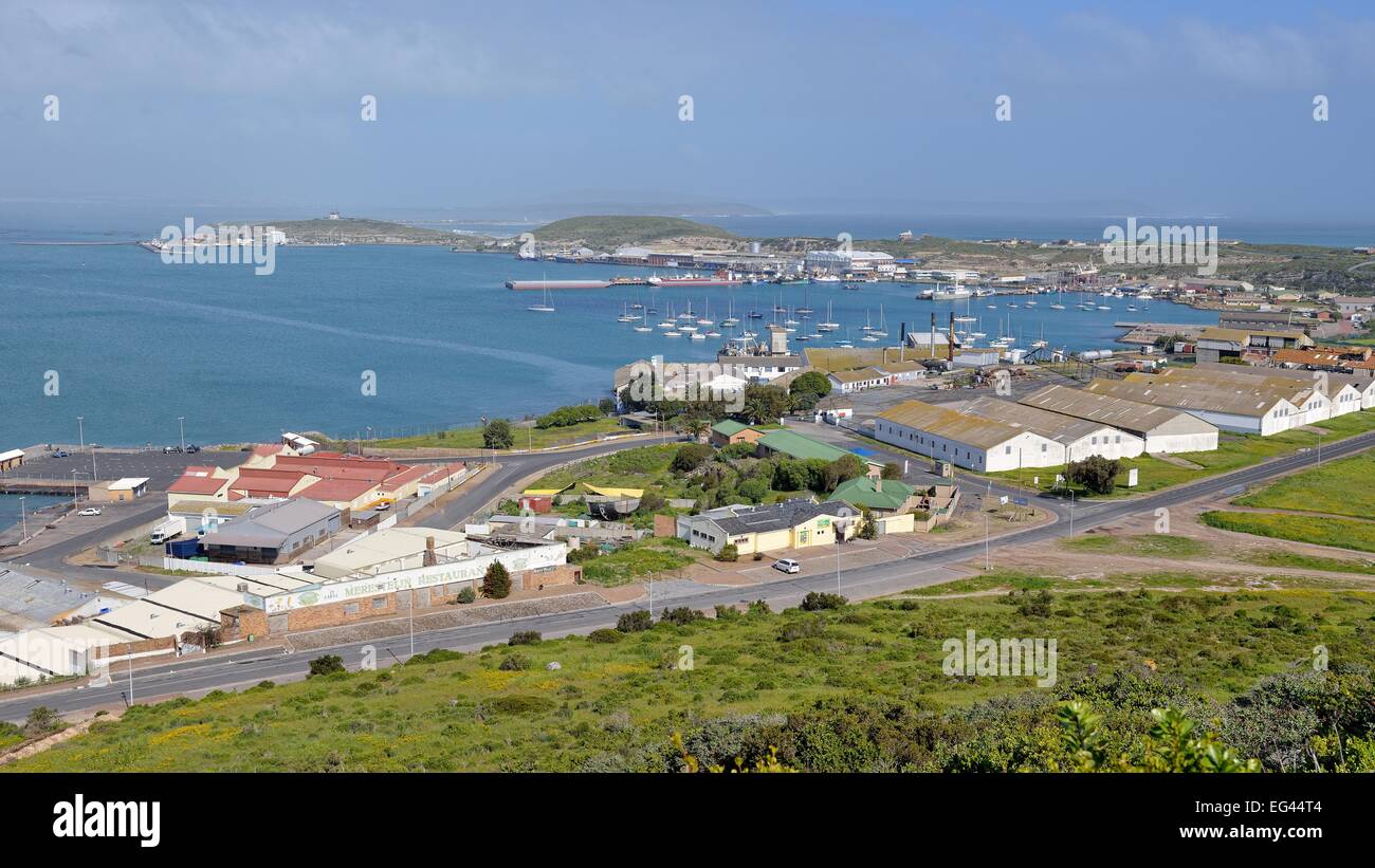 View from Hoedjieskop on Saldanha Bay, Saldanha, Western Cape, South Africa Stock Photo