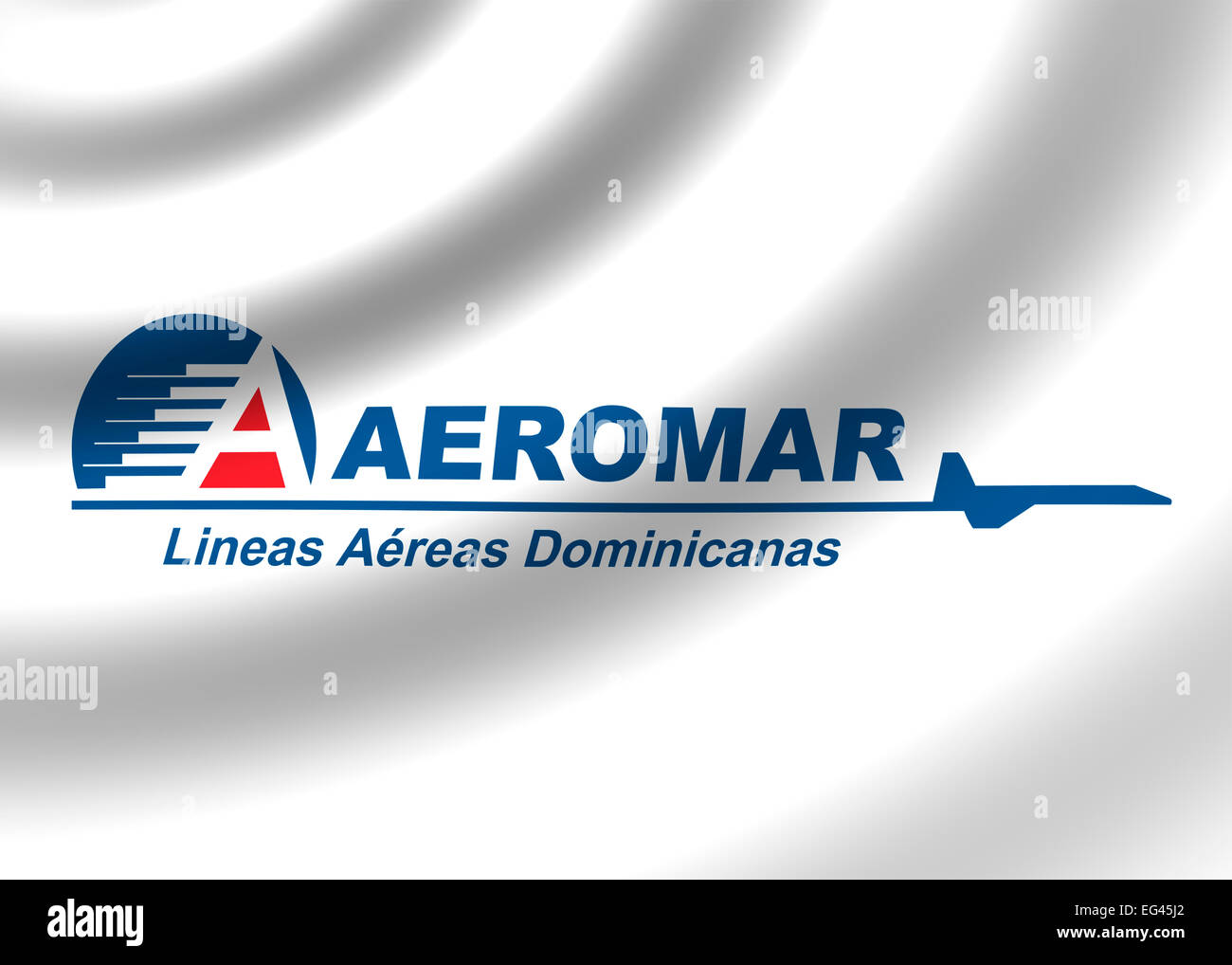 AEROMAR - Lineas Aereas Dominicanas logo flag icon emblem symbol Stock Photo