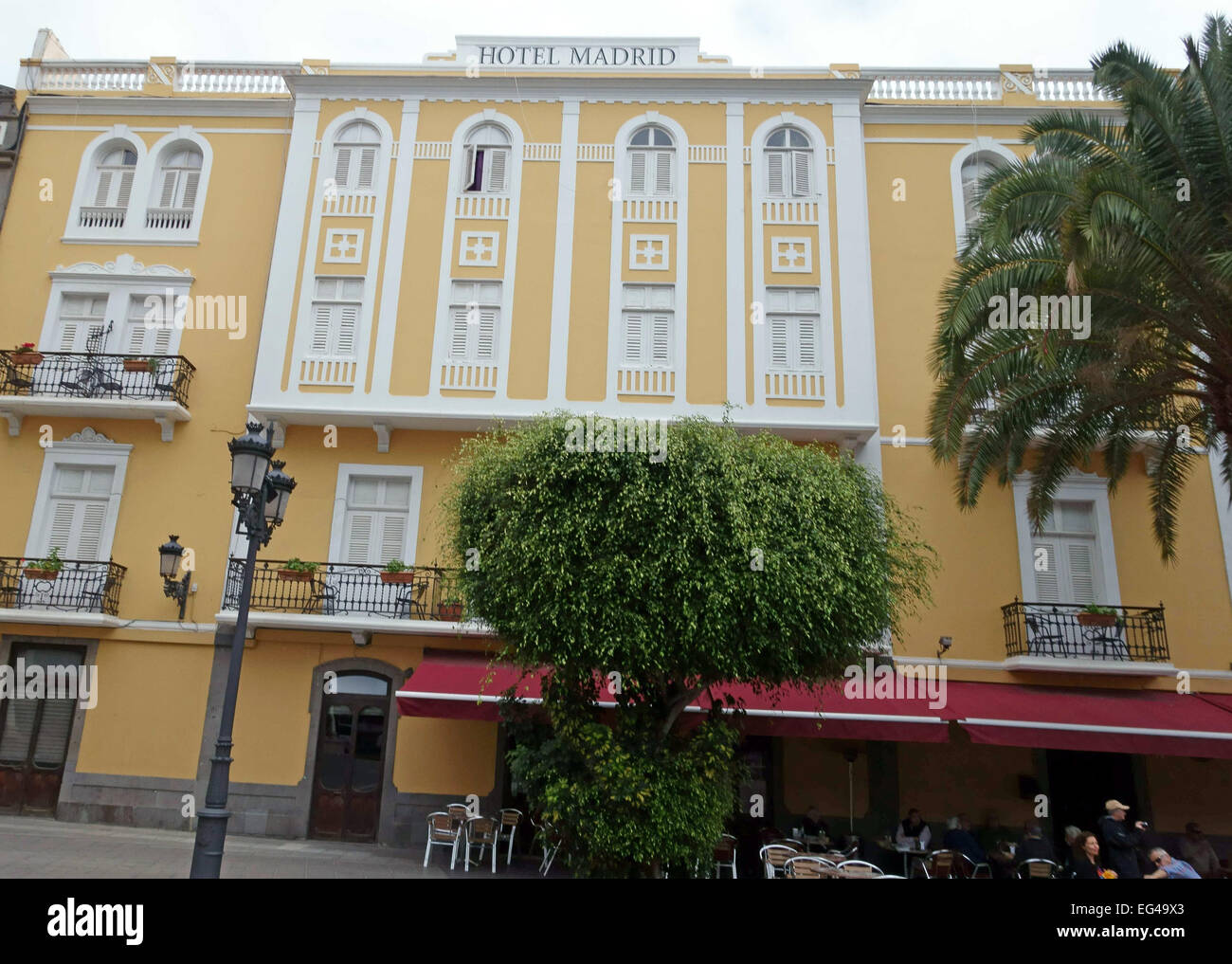 Hotel Madrid in Las Palmas de Gran Canaria where Franco stayed on eve on  launching the Spanish Civil War Stock Photo - Alamy