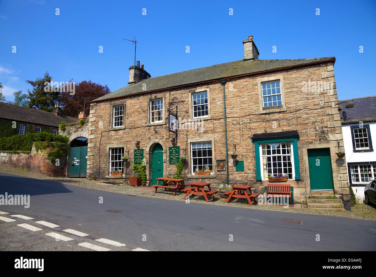 The Fetherstone Arms. Kirkoswald, Eden Valley, Cumbria, England, UK Stock Photo