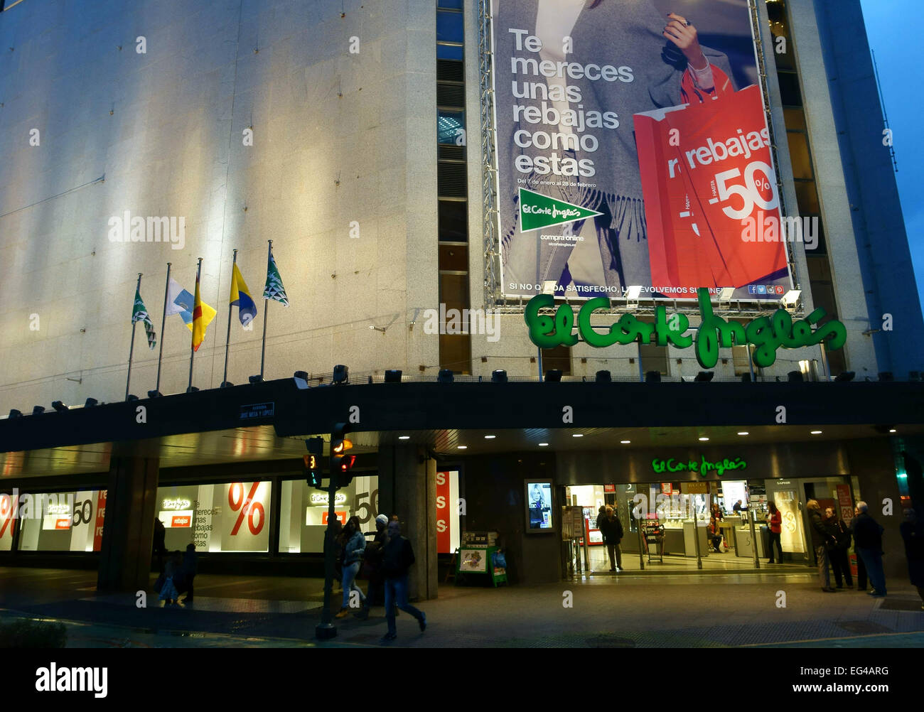 El Corte Ingles department store, Las Palmas de Gran Canaria, Canary  Islands Stock Photo - Alamy