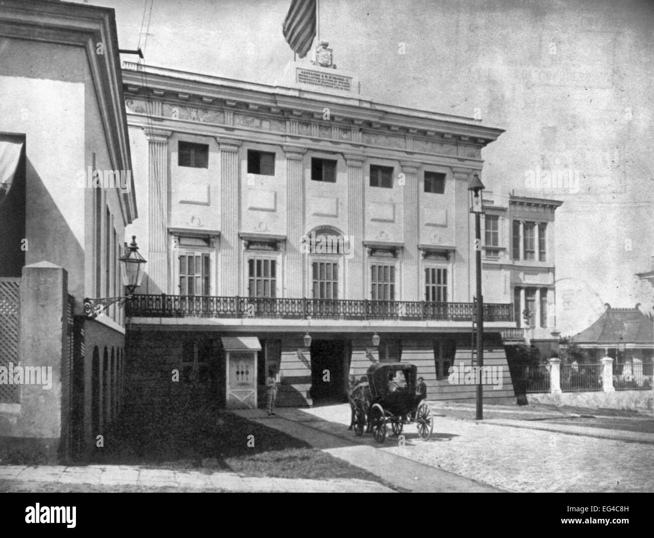 San Juan, Puerto Rico, and vicinity, Governor's Palace, circa 1901 Stock Photo