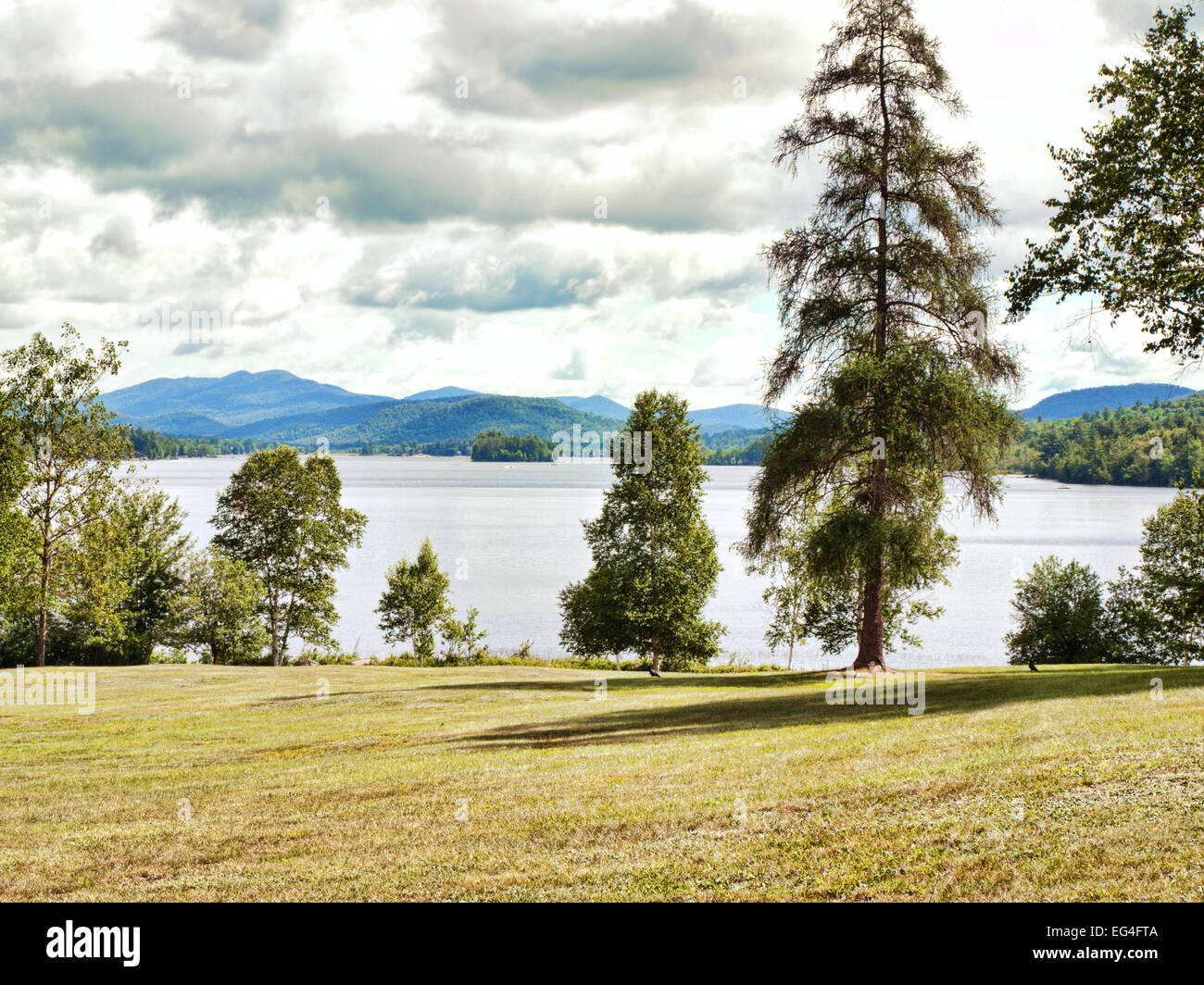 Lake Pleasant, New York Stock Photo Alamy