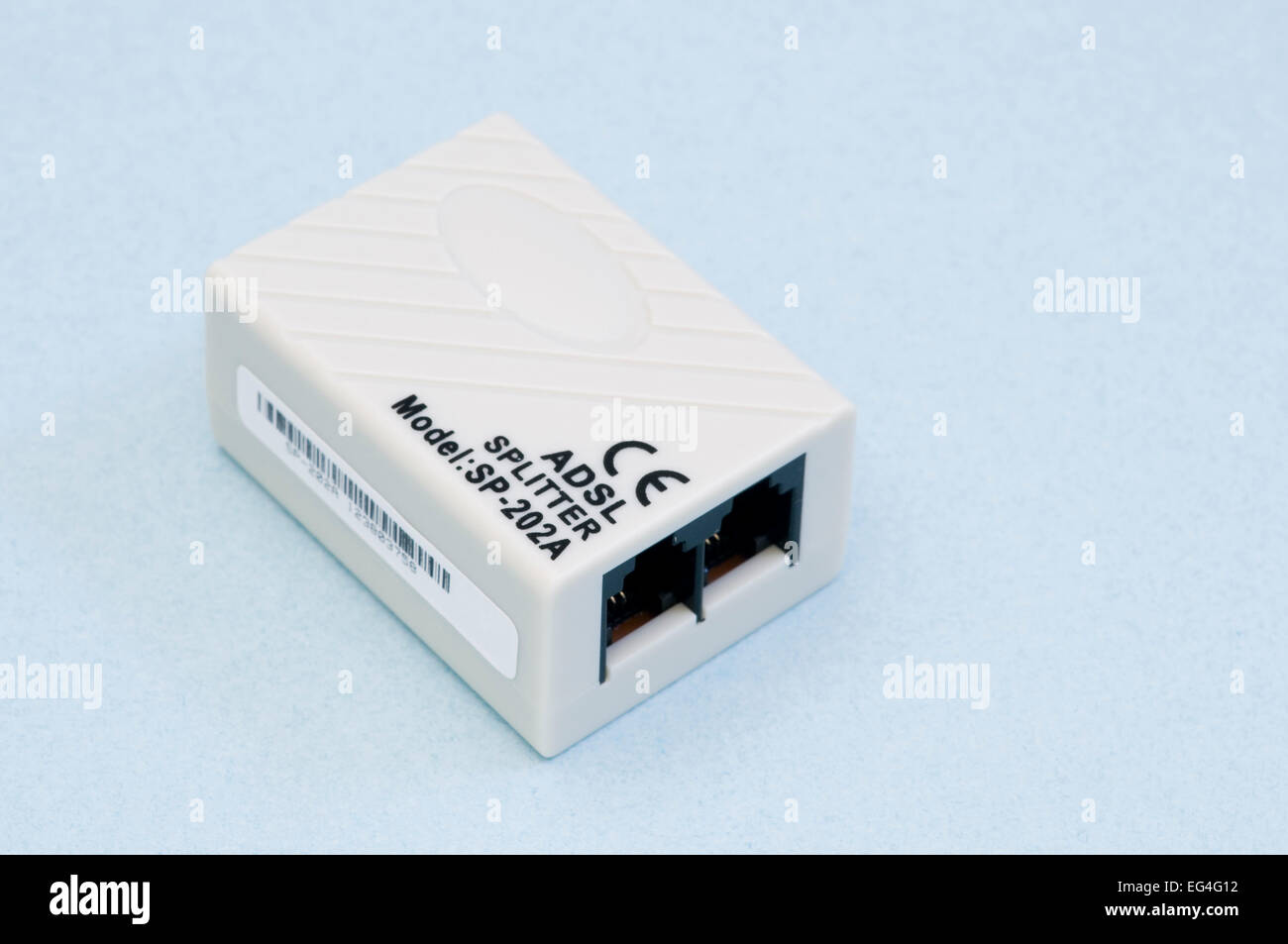 ADSL splitter Stock Photo