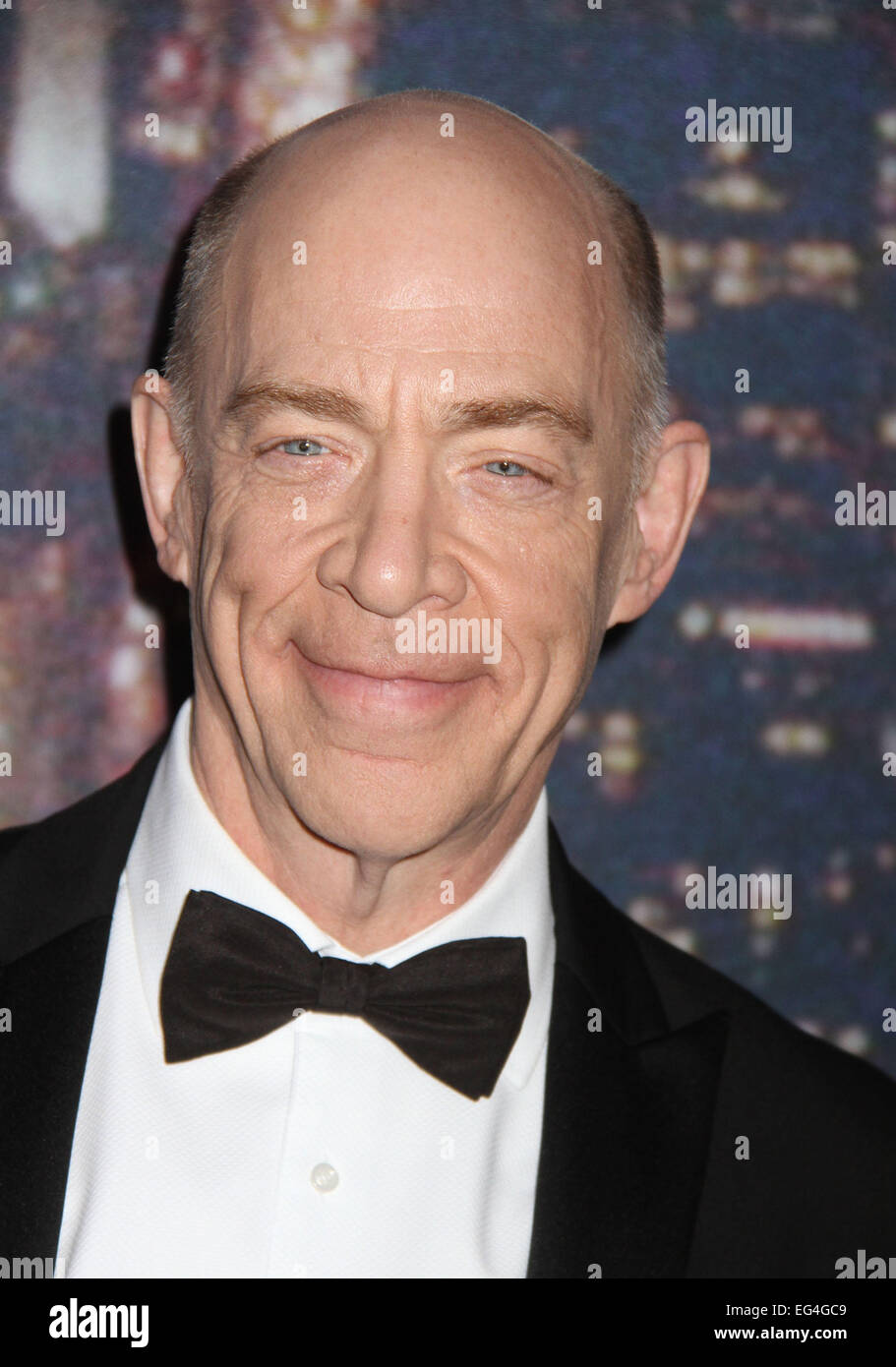New York, New York, USA. 15th Feb, 2015. Actor JK SIMMONS attends the