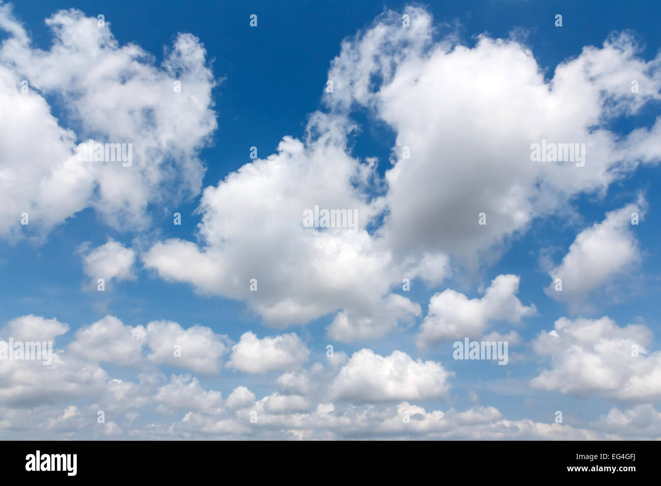 natural blue sky background with white clouds Stock Photo - Alamy