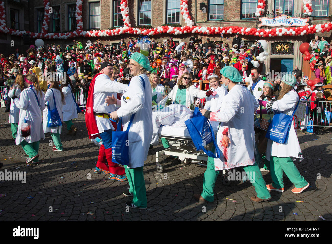 Dusseldorf Germany 16 February 2015 The Traditional Shrove