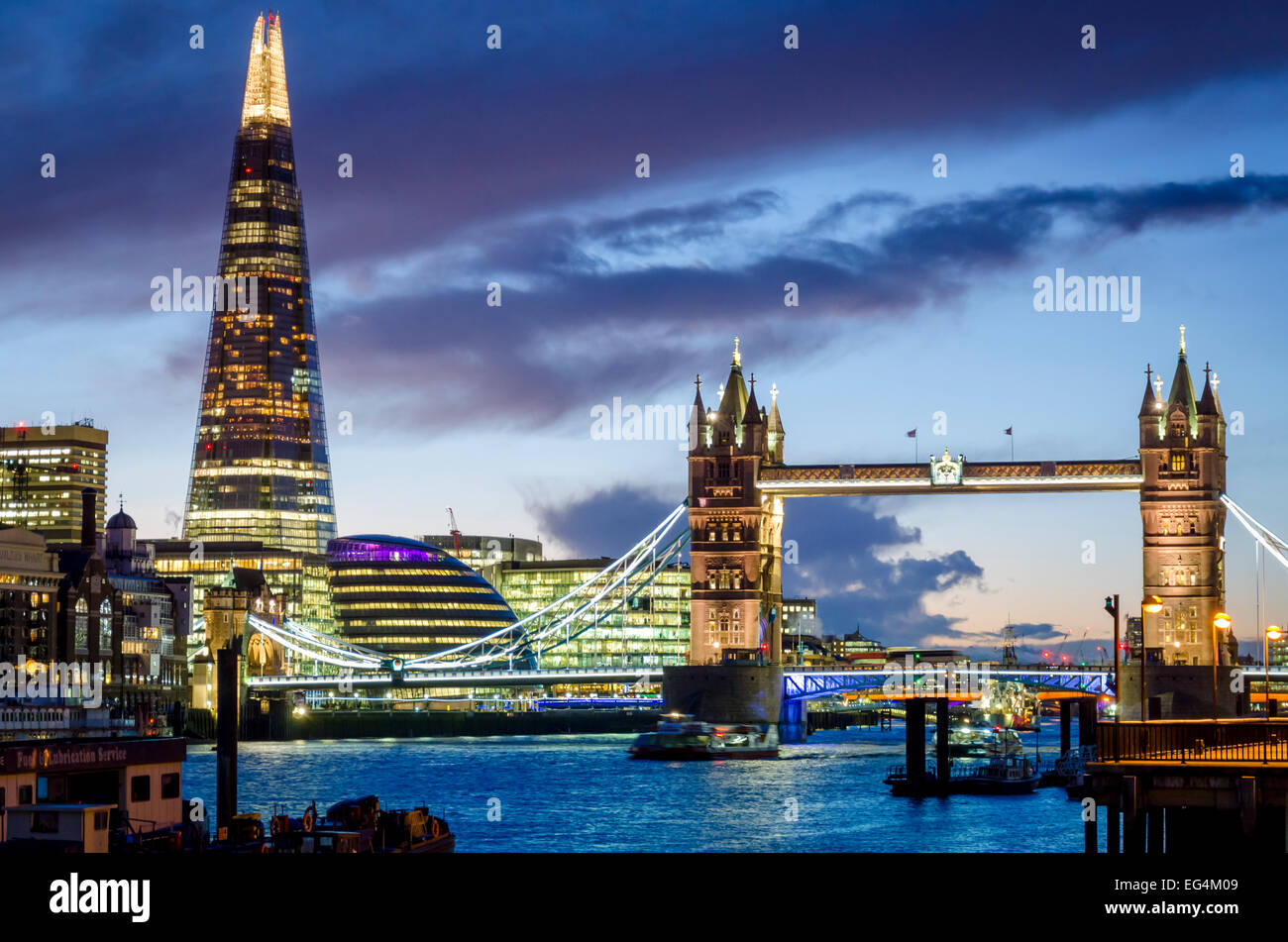 The Shard And Tower Bridge Hi res Stock Photography And Images Alamy