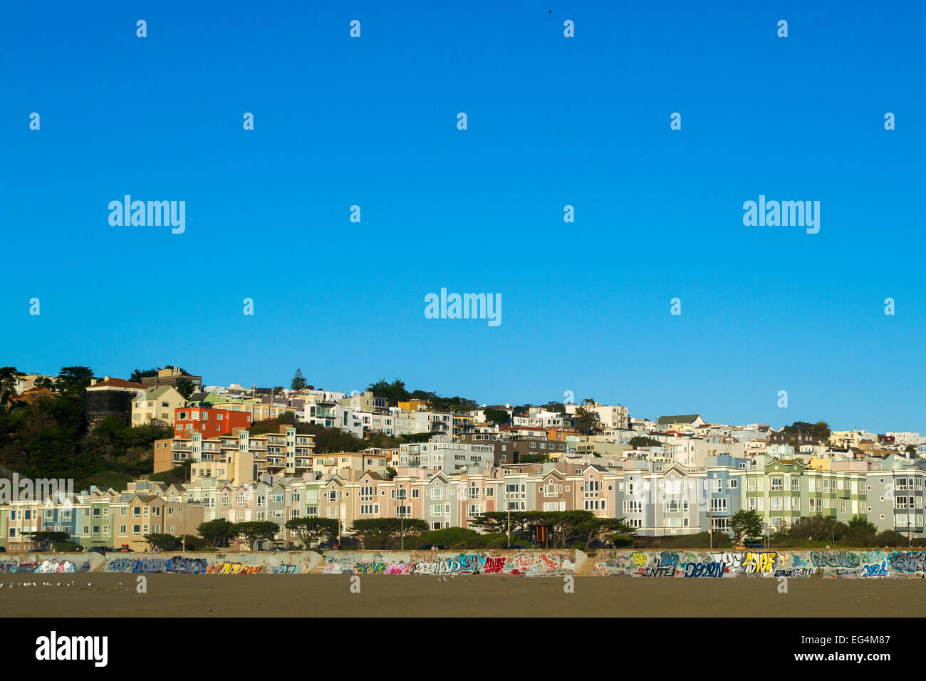 Ocean Beach Homes, San Francisco, California Stock Photo Alamy