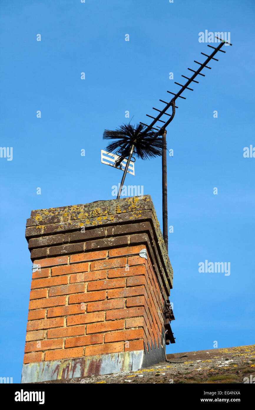 Sweeping Chimney Stock Photo Alamy