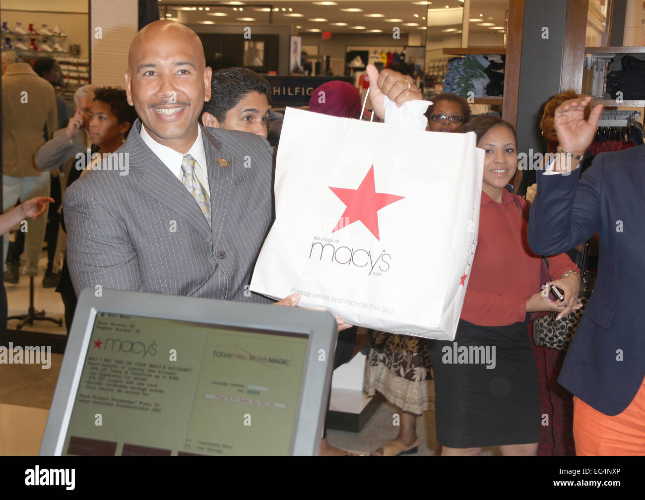 Macy's celebrates the grand opening of the new Bay Plaza store in the