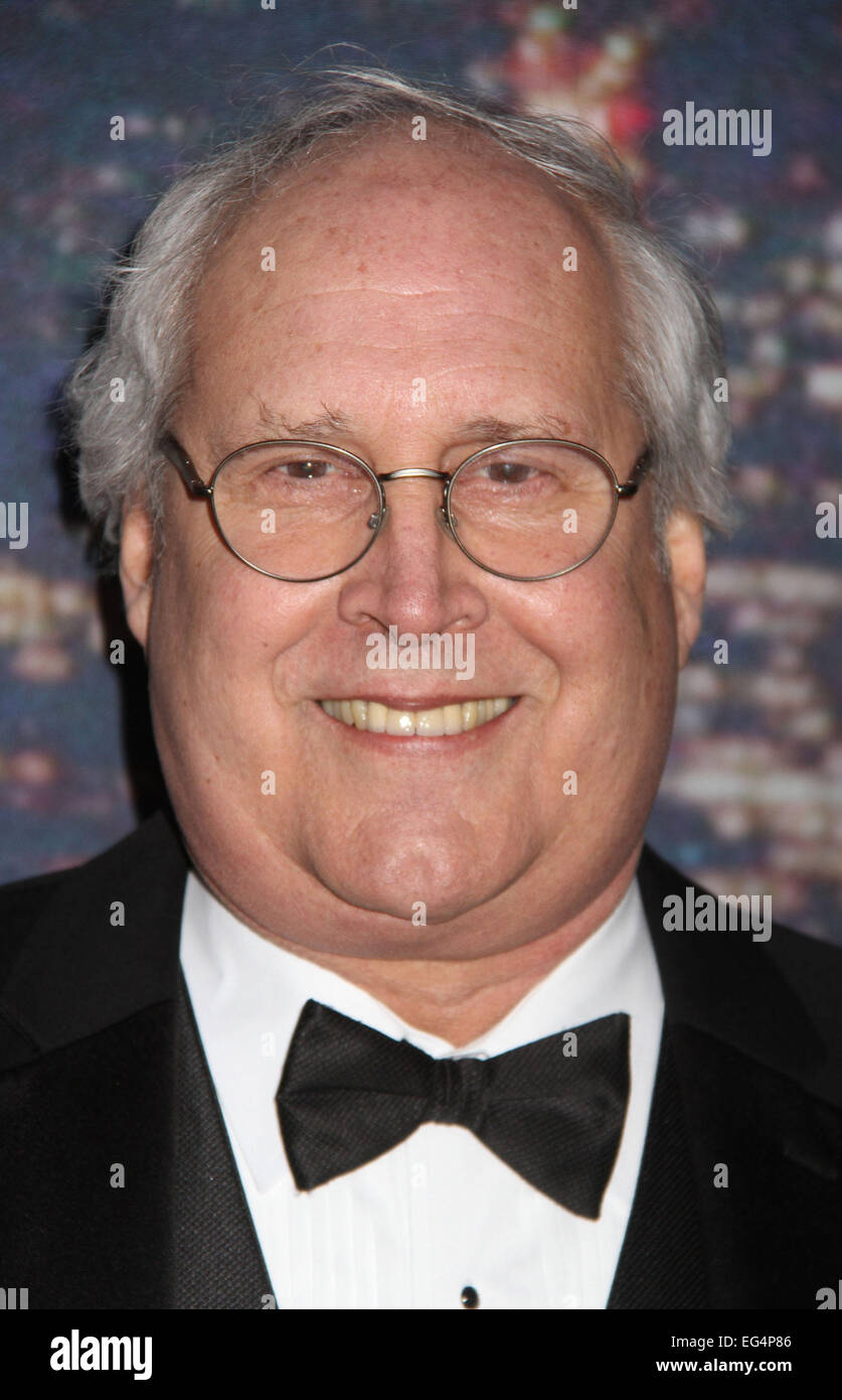 New York, New York, USA. 15th Feb, 2015. Actor CHEVY CHASE attends the arrivals for SNL 40th Anniversary Special held Rockefeller Plaza. Credit:  Nancy Kaszerman/ZUMAPRESS.com/Alamy Live News Stock Photo