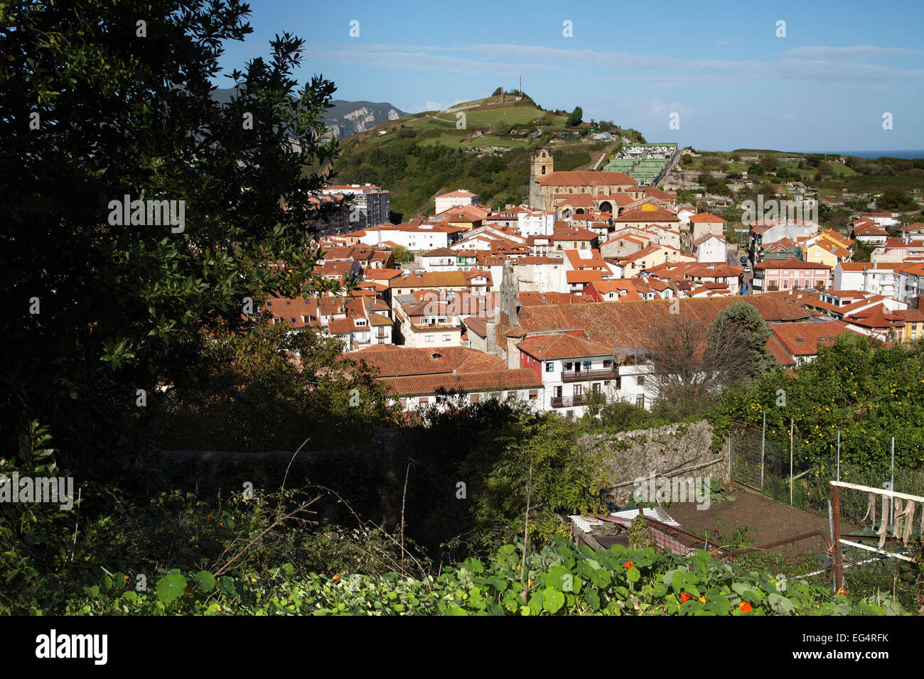 Laredo fishing village Cantabria Spain Stock Photo Alamy