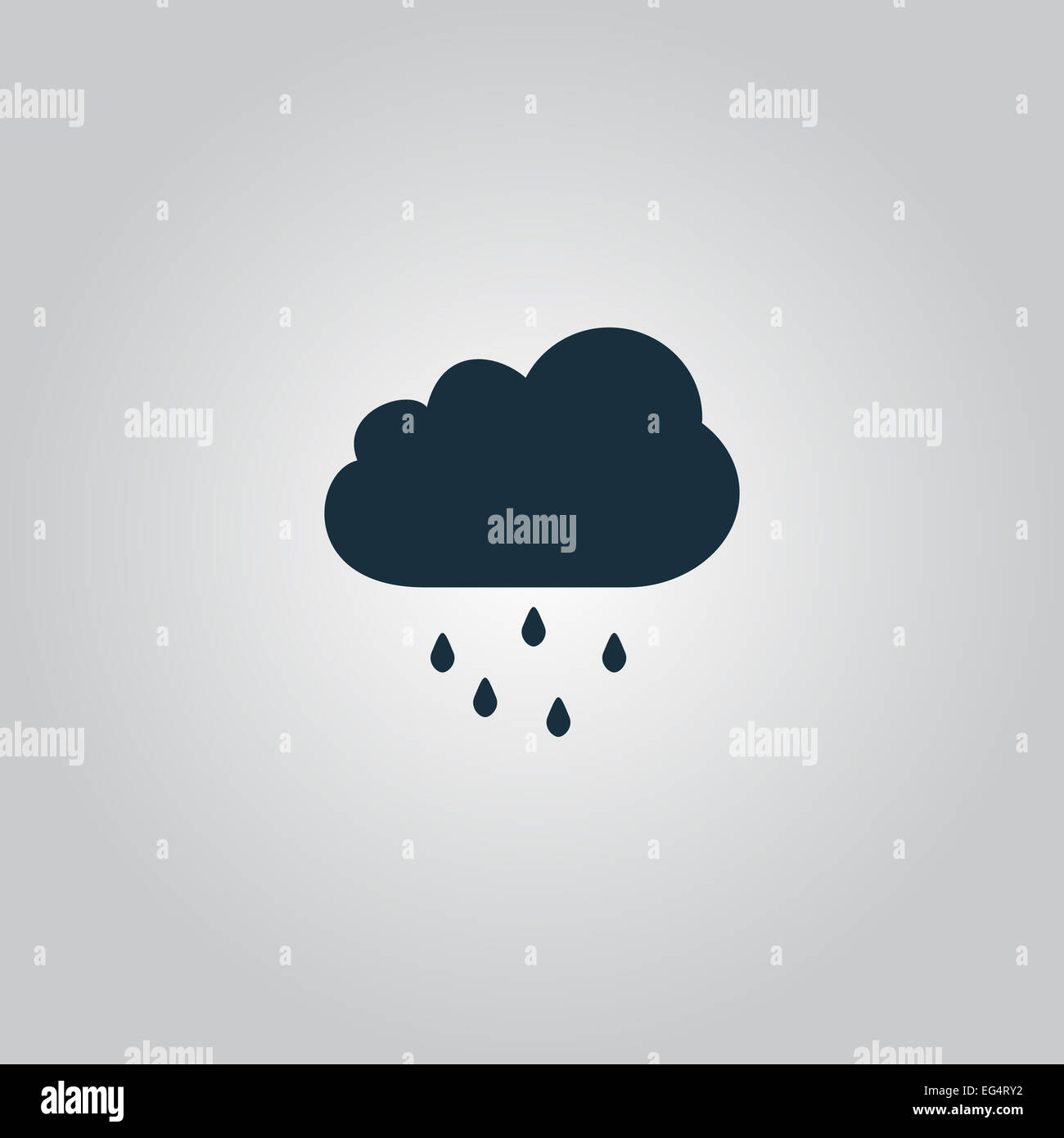 Rain icon vector art hi-res stock photography and images - Alamy