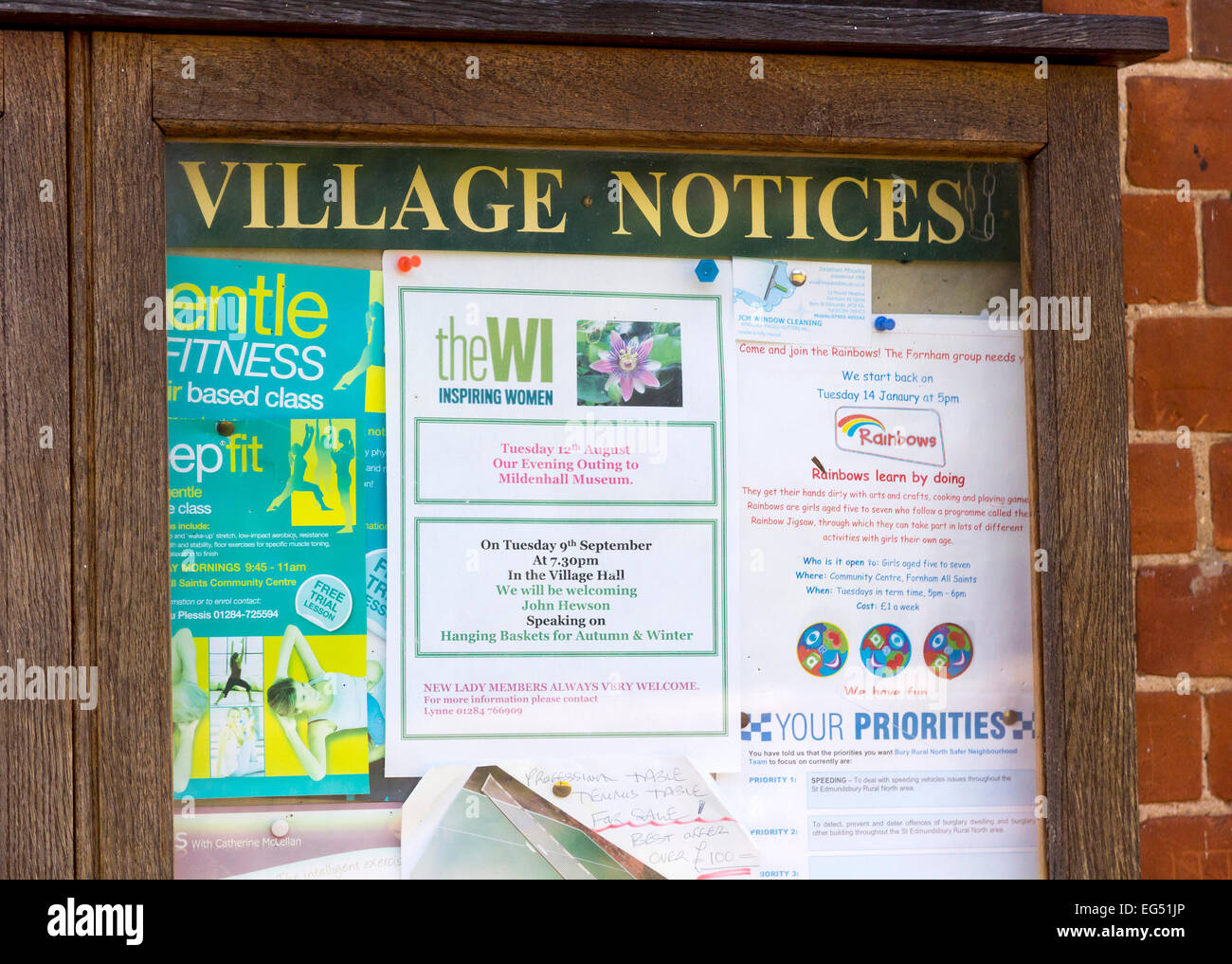 Public notices board hires stock photography and images Alamy