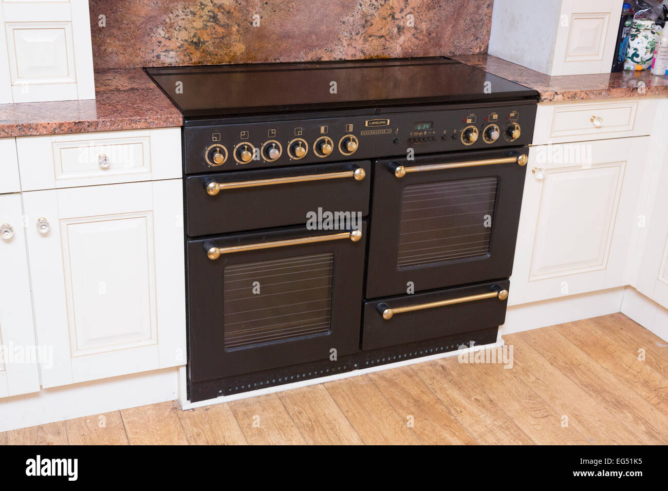 Rangemaster 110 cooker in a kitchen Stock Photo
