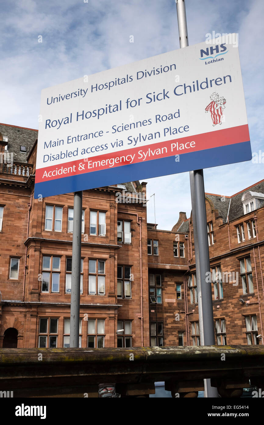 Royal hospital sick children sciennes hires stock photography and