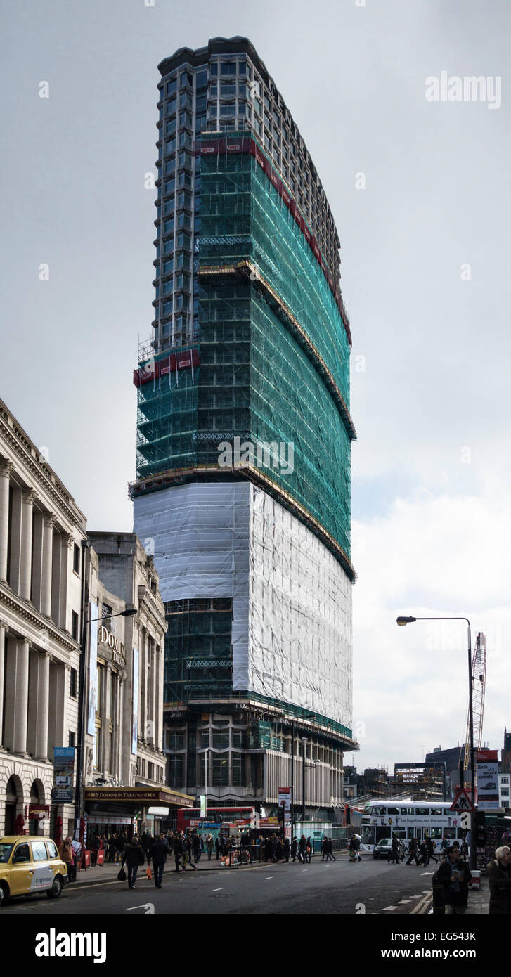 Centre Point tower, Central London, UK. Currently undergoing
