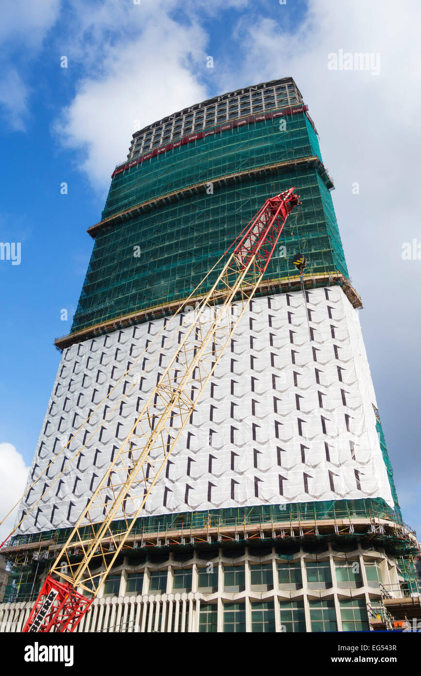 Centre Point tower, Central London, UK. Currently undergoing