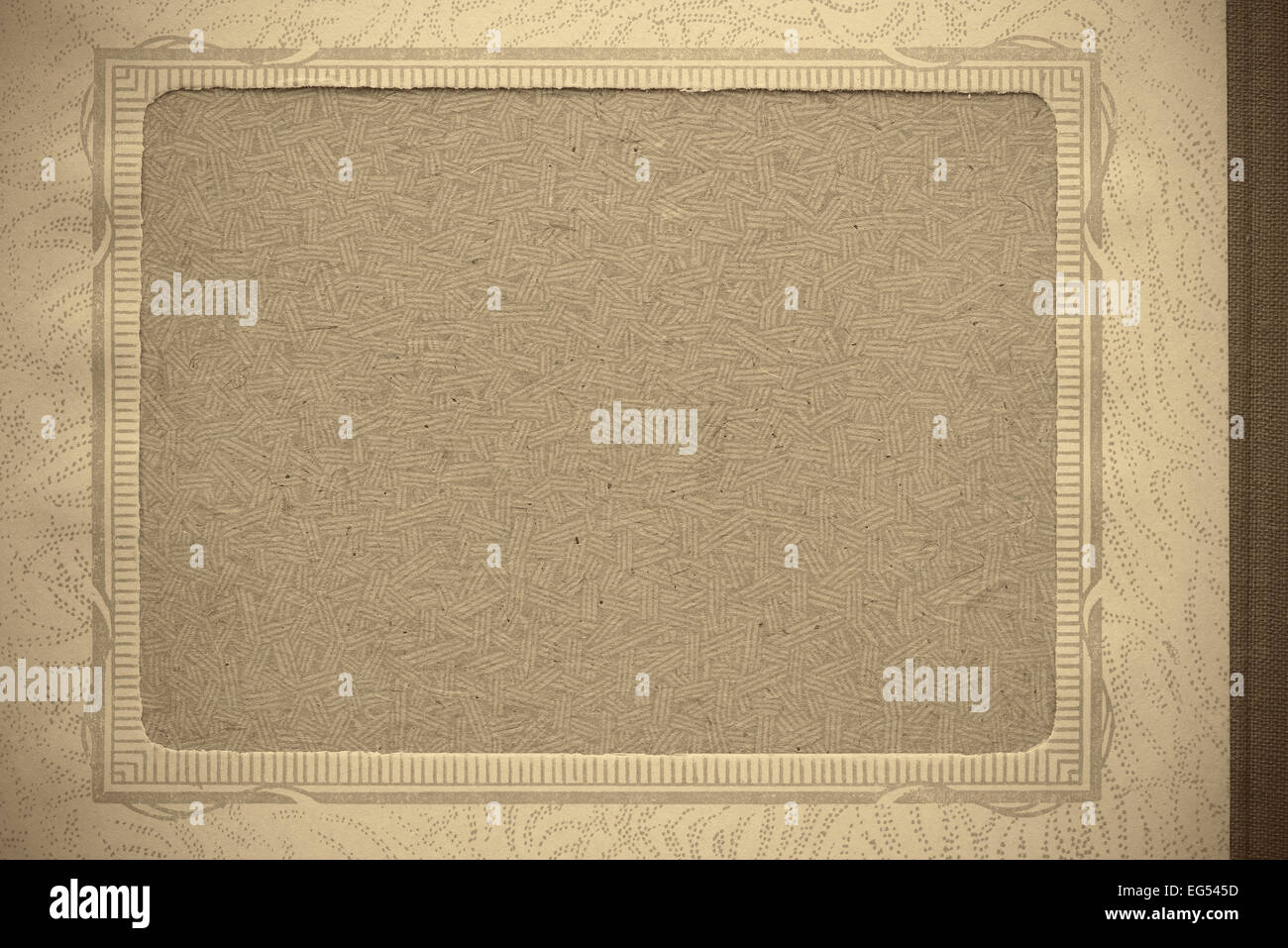 Blank scrapbook open flat hi-res stock photography and images - Alamy