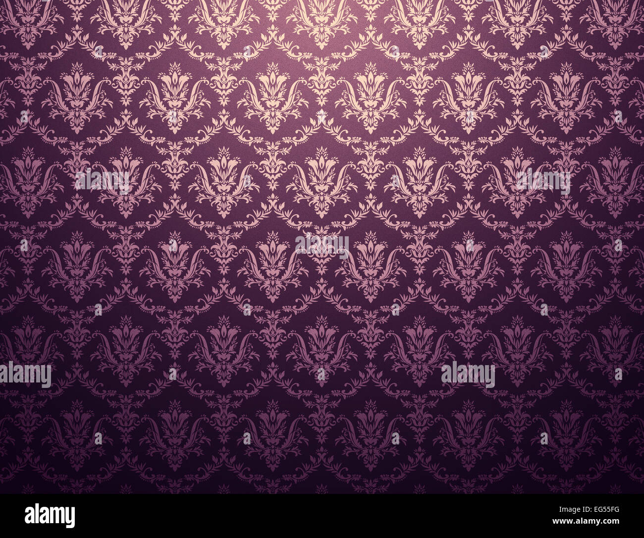 Dark purple wallpaper with golden floral pattern Stock Photo - Alamy