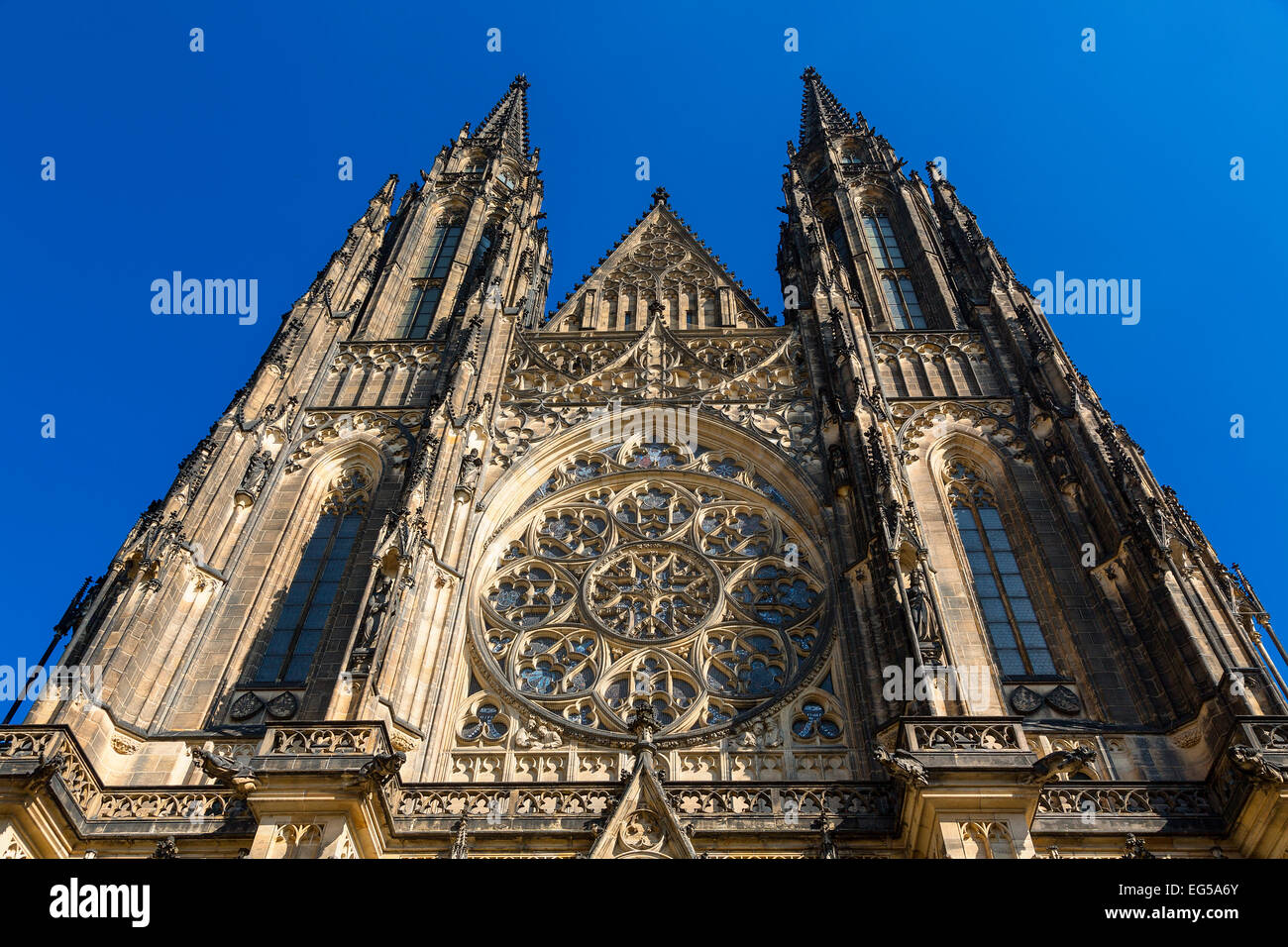 Prague, St. Vitus Cathedral, Stock Photo