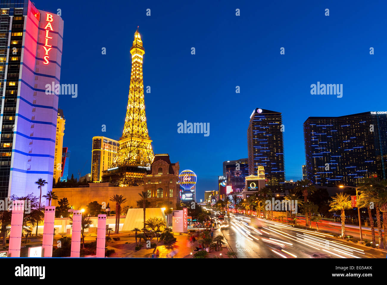 Las Vegas, the Strip boulevard Stock Photo