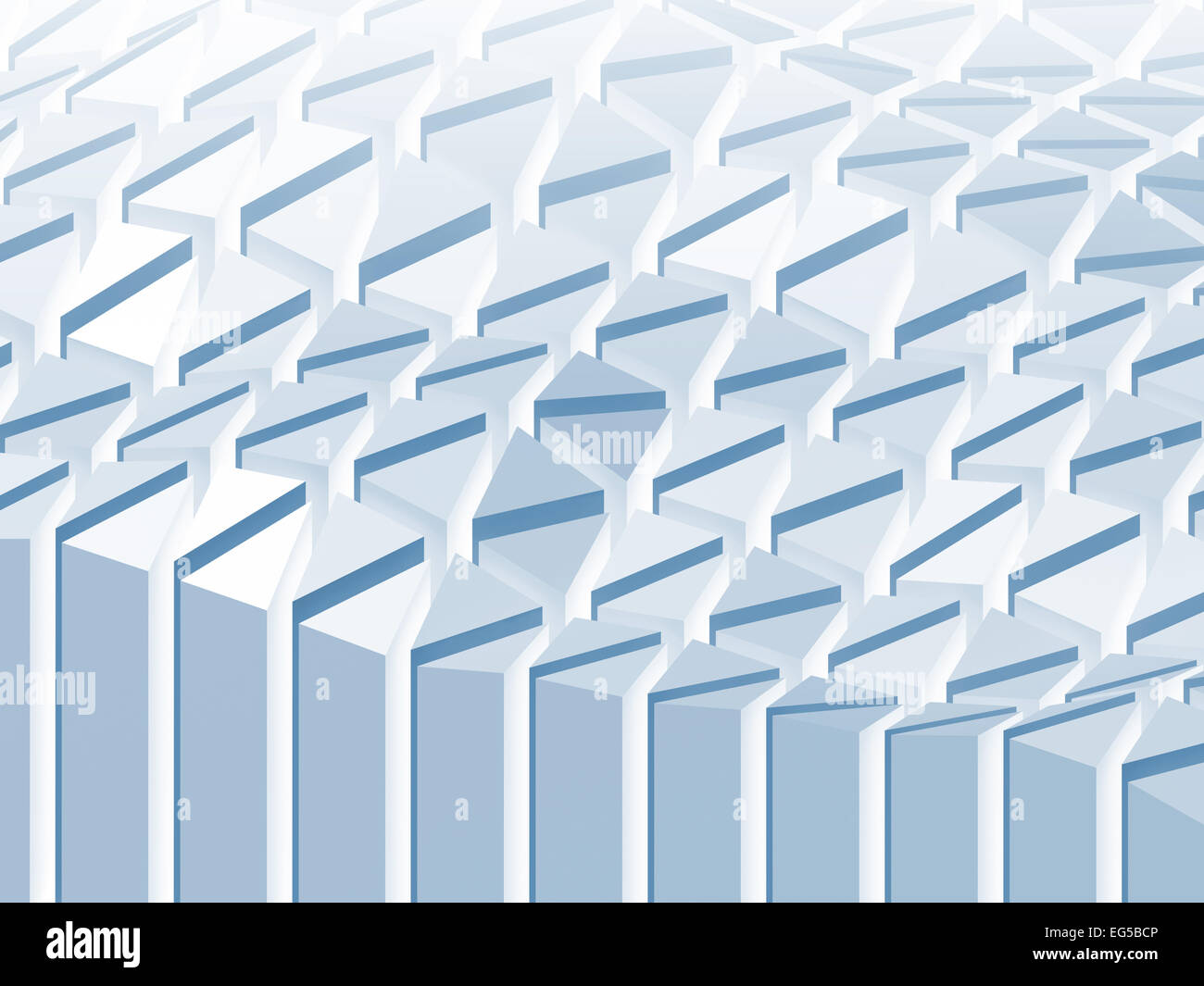 Abstract 3d design background, white and blue polygonal triangle mesh ...