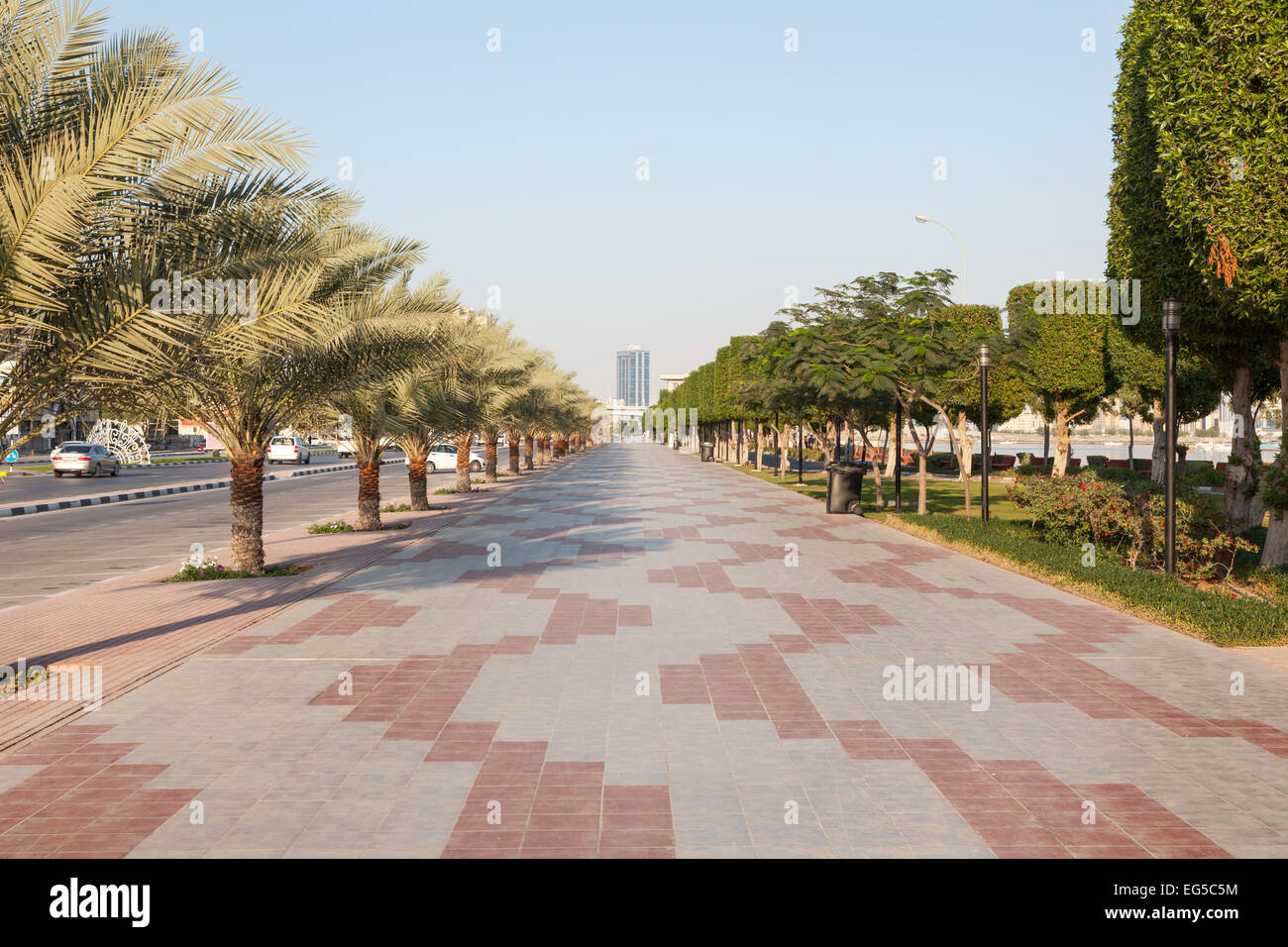 Corniche in Ras Al Khaimah, United Arab Emirates Stock Photo Alamy
