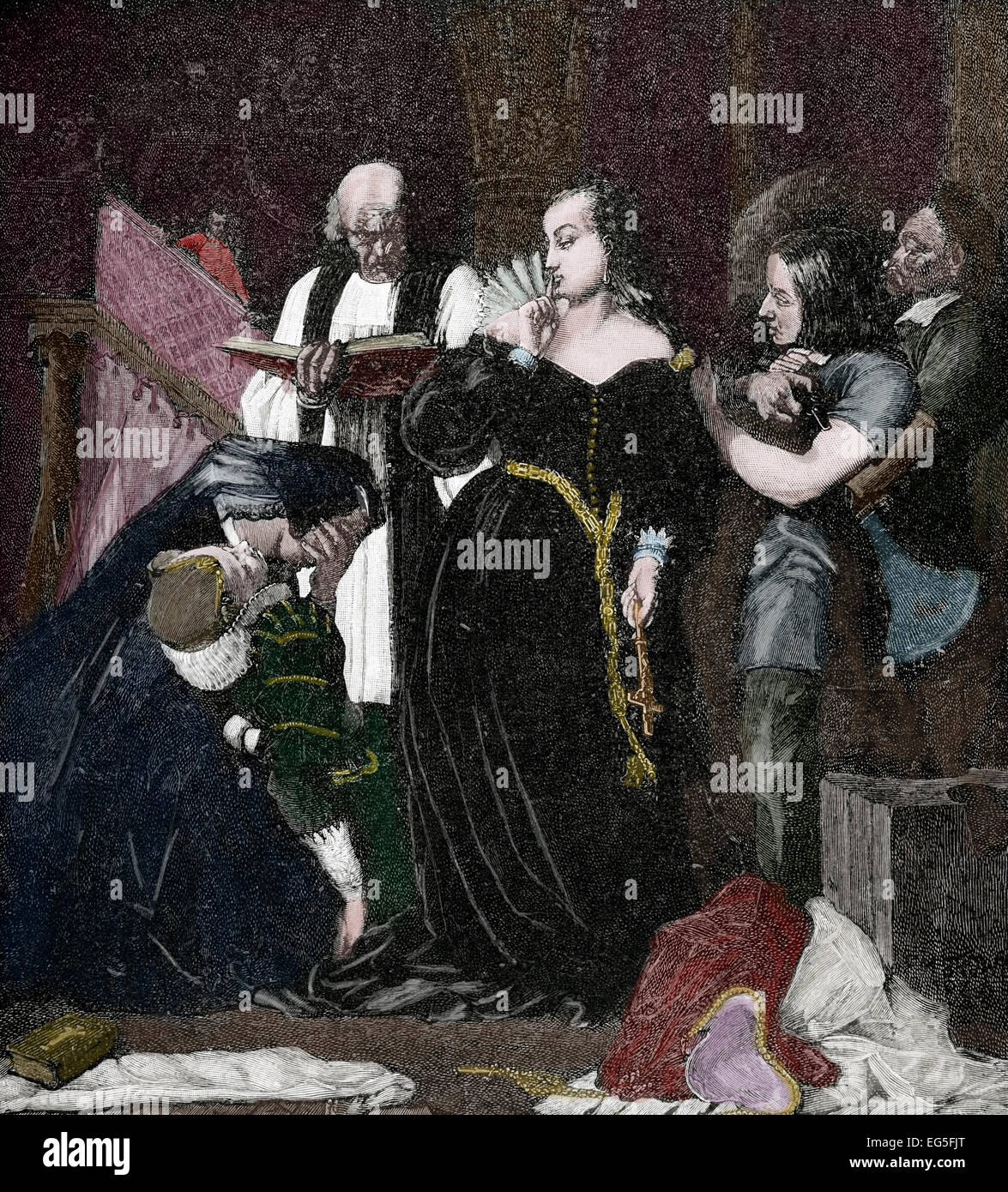 Mary, Queen of Scots (1542-1587). Queen of Scotland and Queen consort ...
