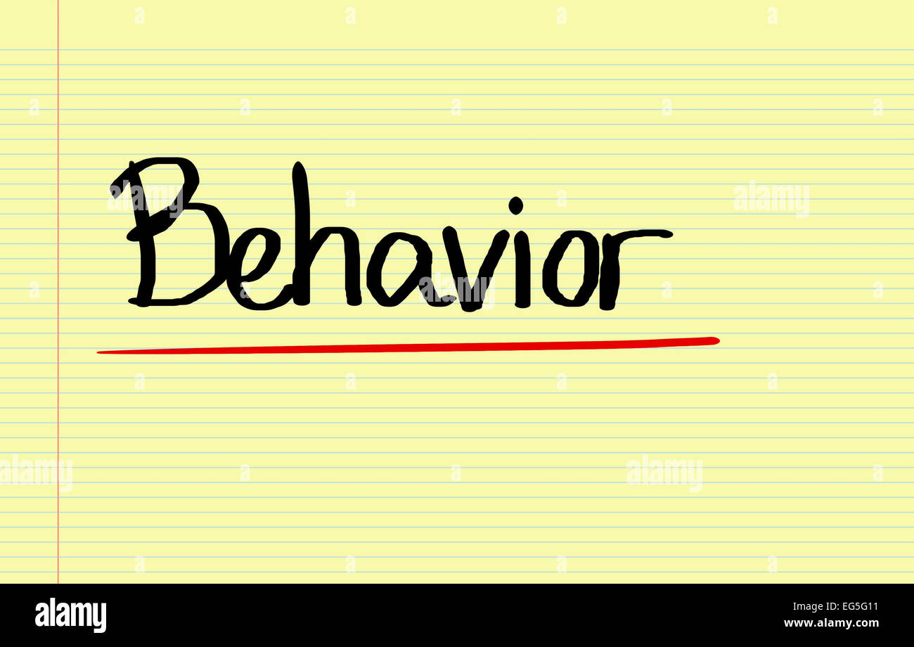 Behaviour Concept Stock Photo