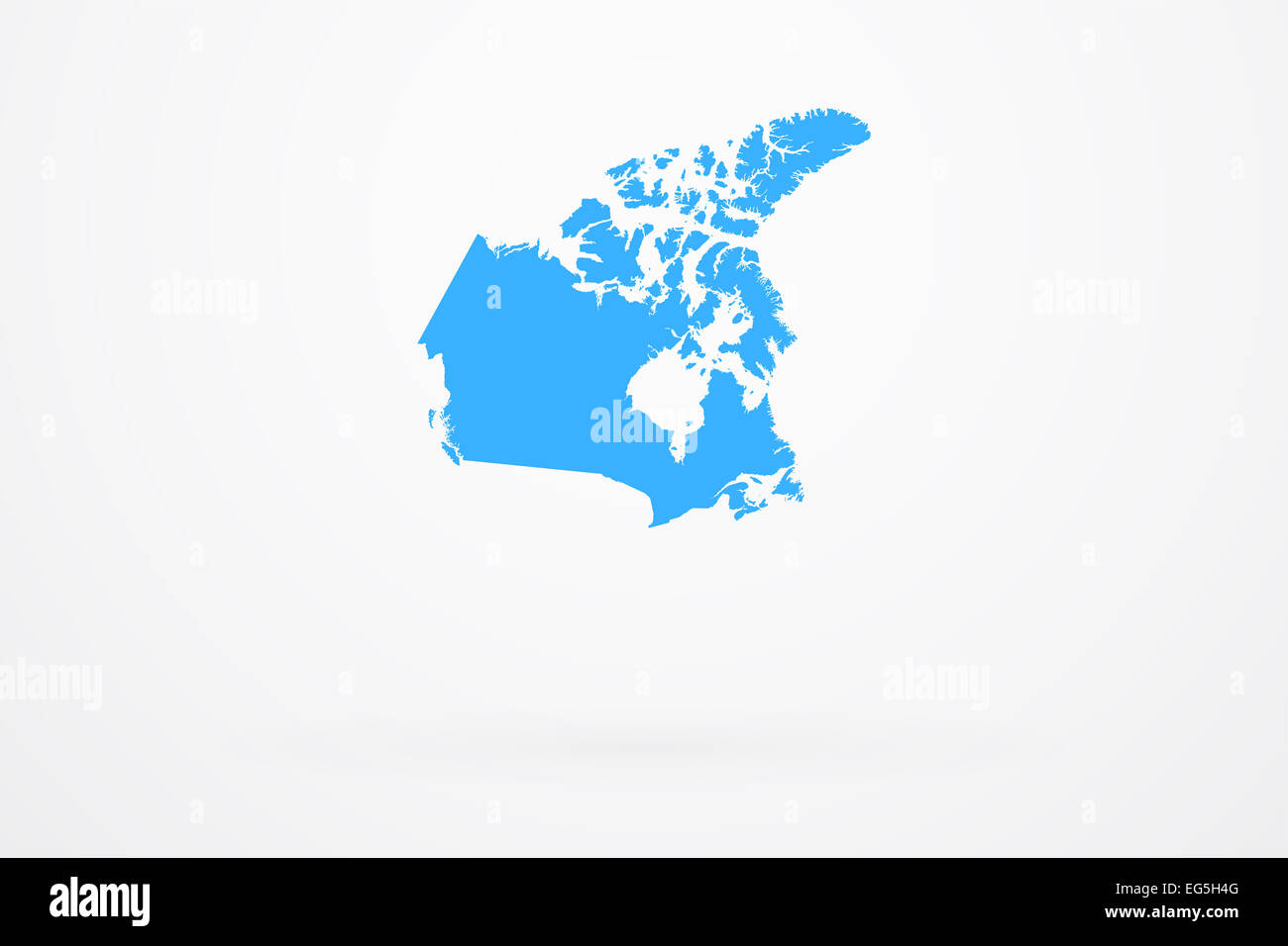 Canada Country Vector Map Stock Photo - Alamy