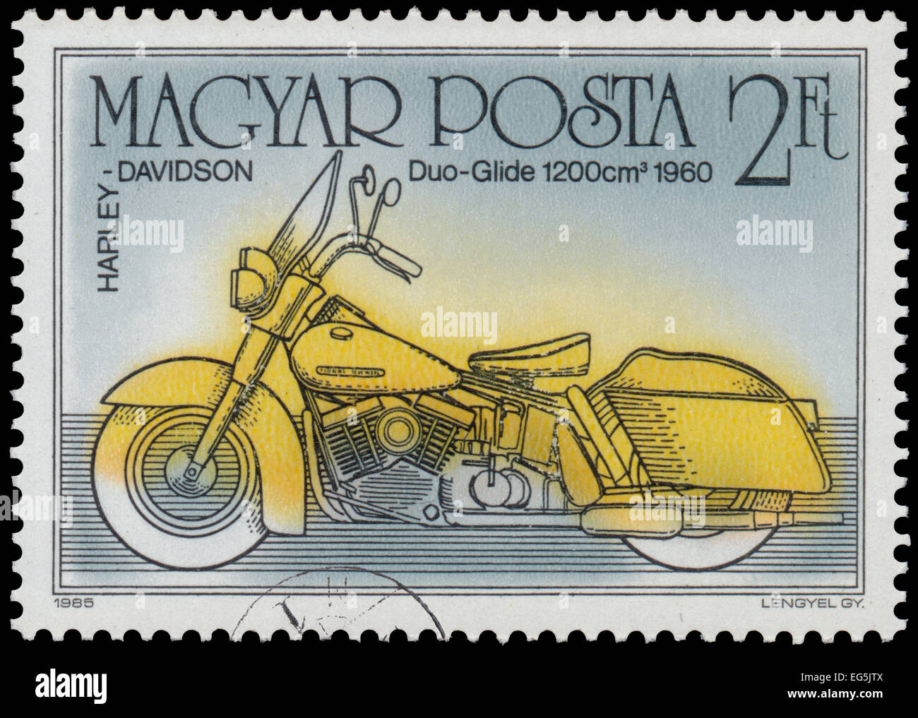 Plaque Métal émaillée Harley Davidson - Carte Postale Décorative - NEUF
