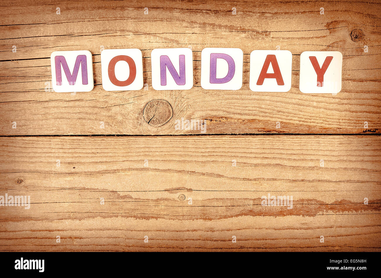 the-word-monday-stock-photo-alamy