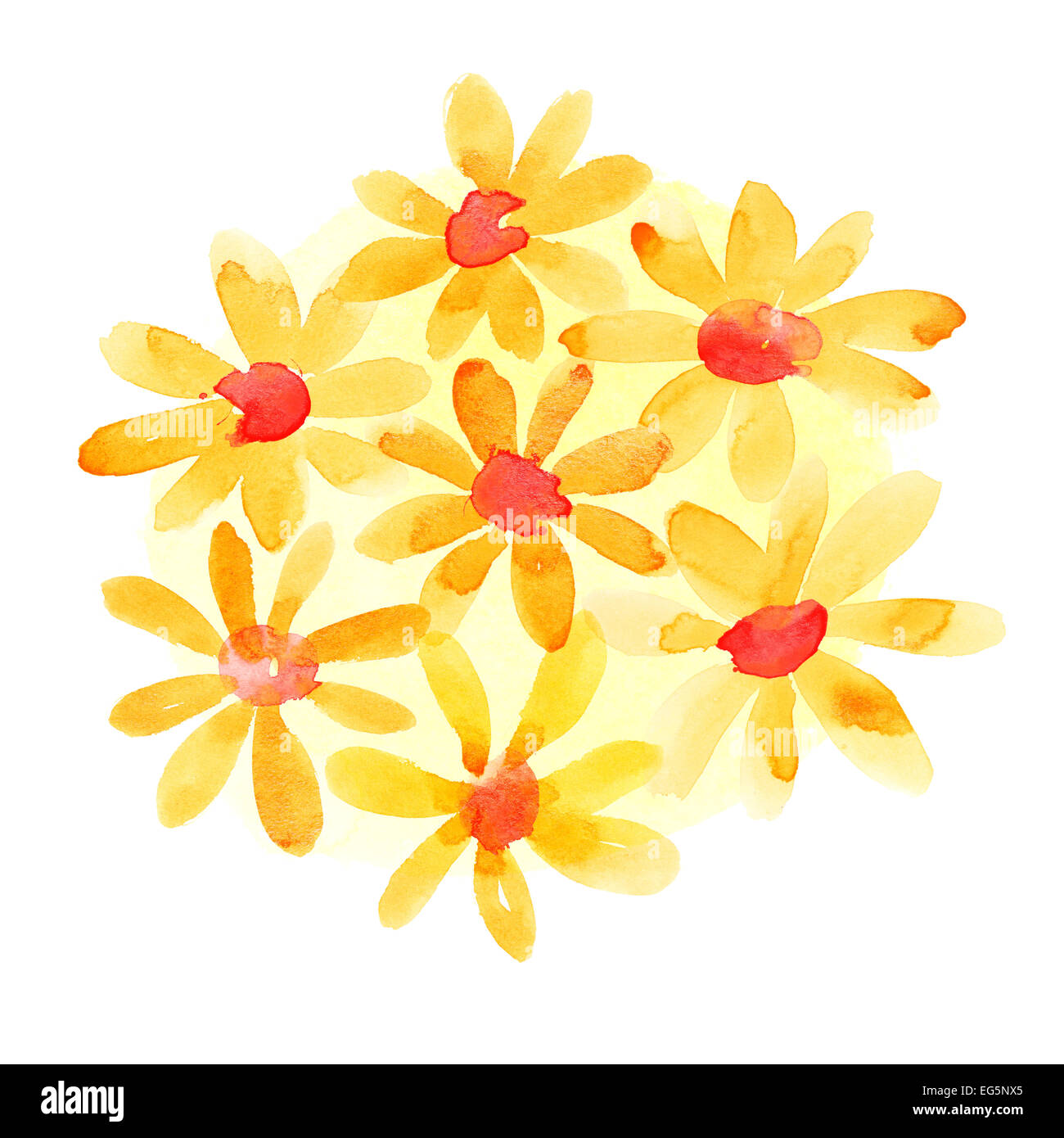Watercolor flowers hires stock photography and images Alamy