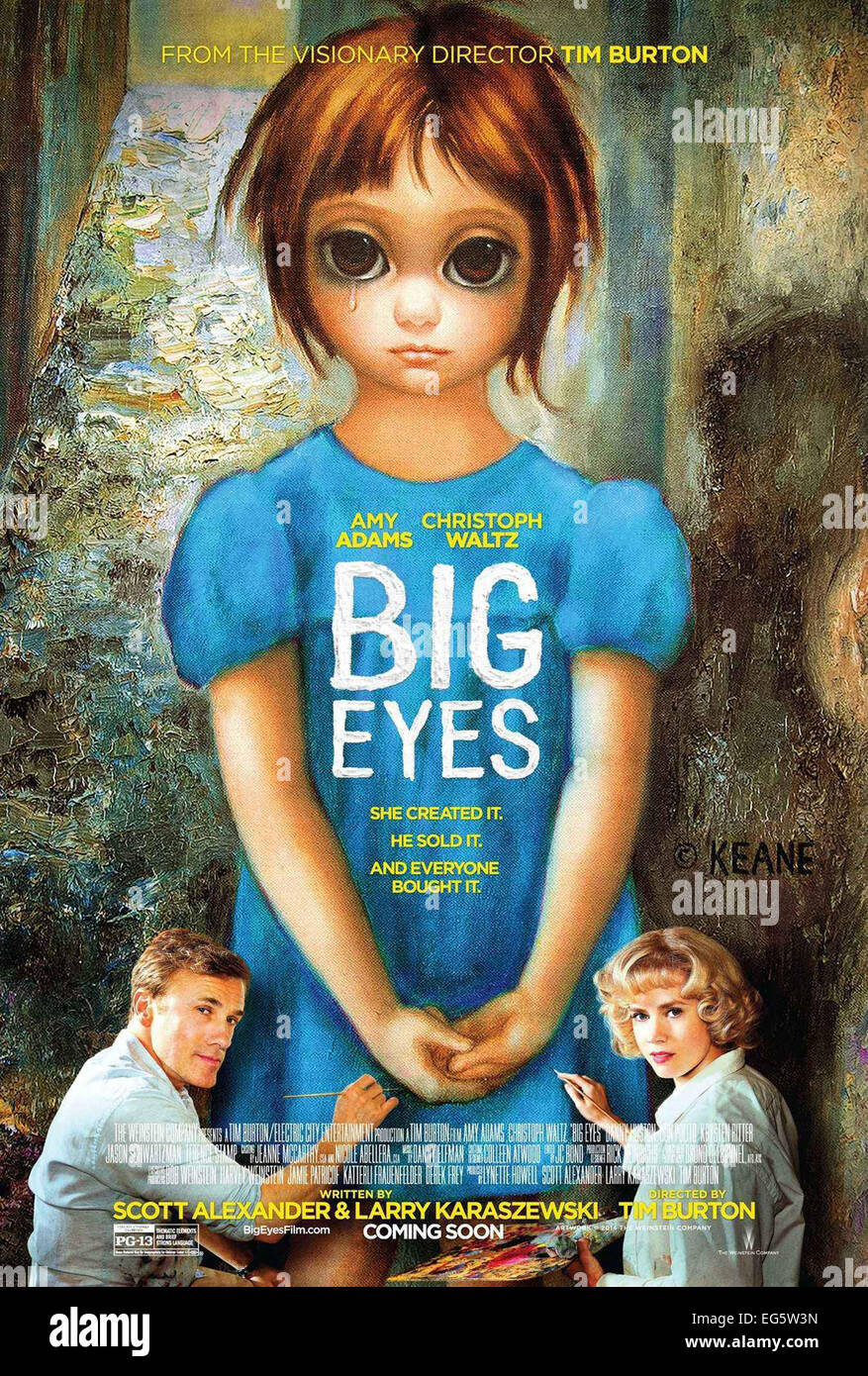 BIG EYES 2014 CHRISTOPH WALTZ AMY ADAMS TIM BURTON DIR