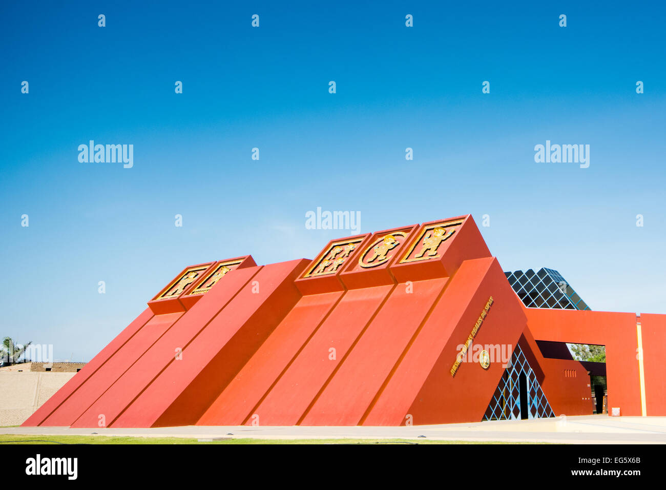 Museo Tumbas Reales del Senor de Sipán in Lambayeque Northern Peru