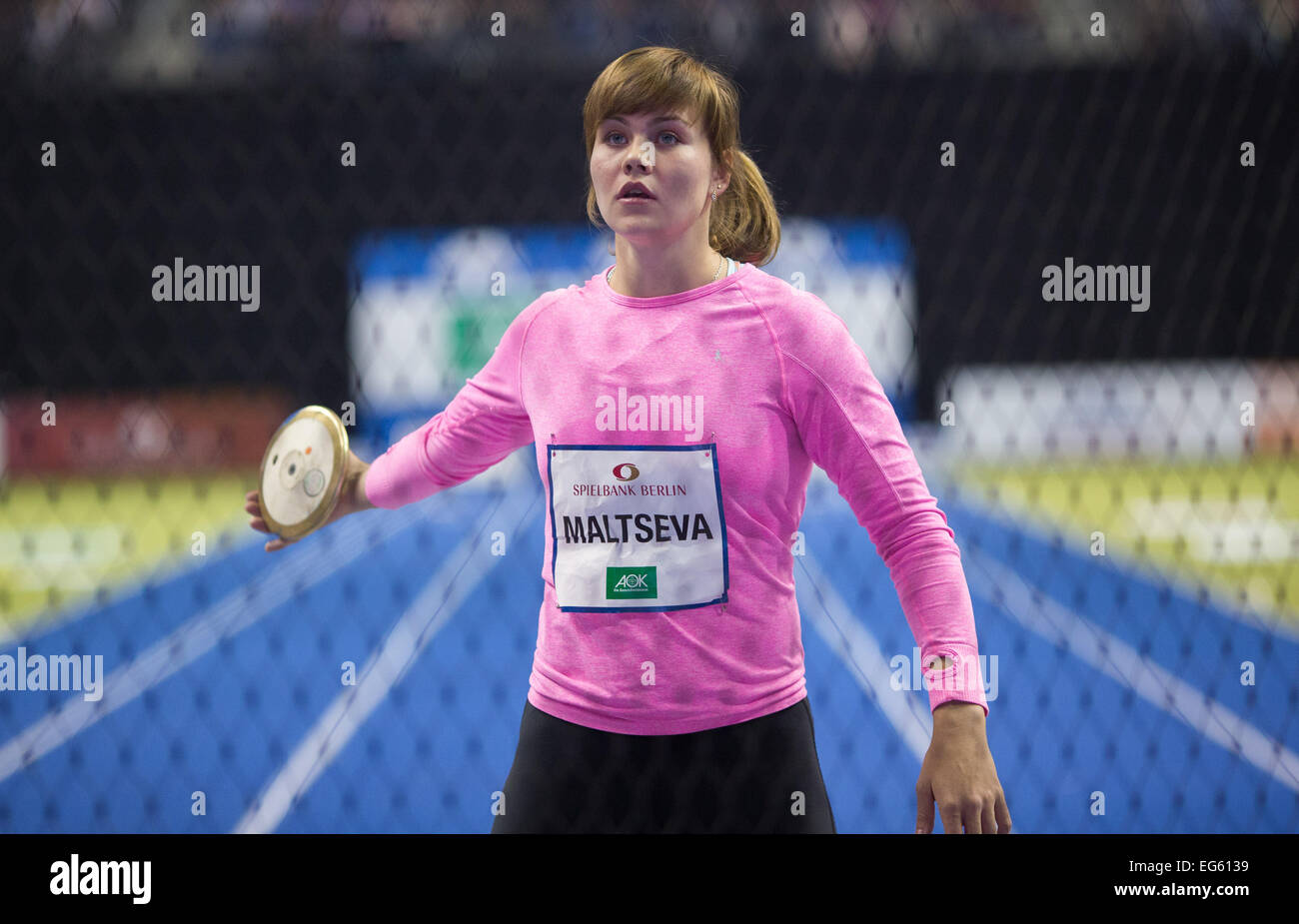 Berlin, Germany. 14th Feb, 2015. Yuliya Maltseva of Russia in the ...