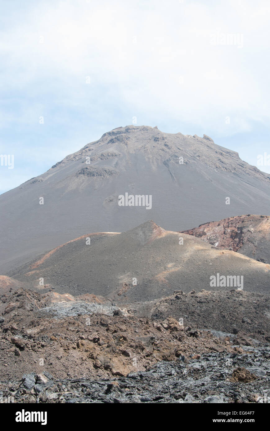 El Pico volcano, Fogo , Cape Verde Islands Stock Photo - Alamy